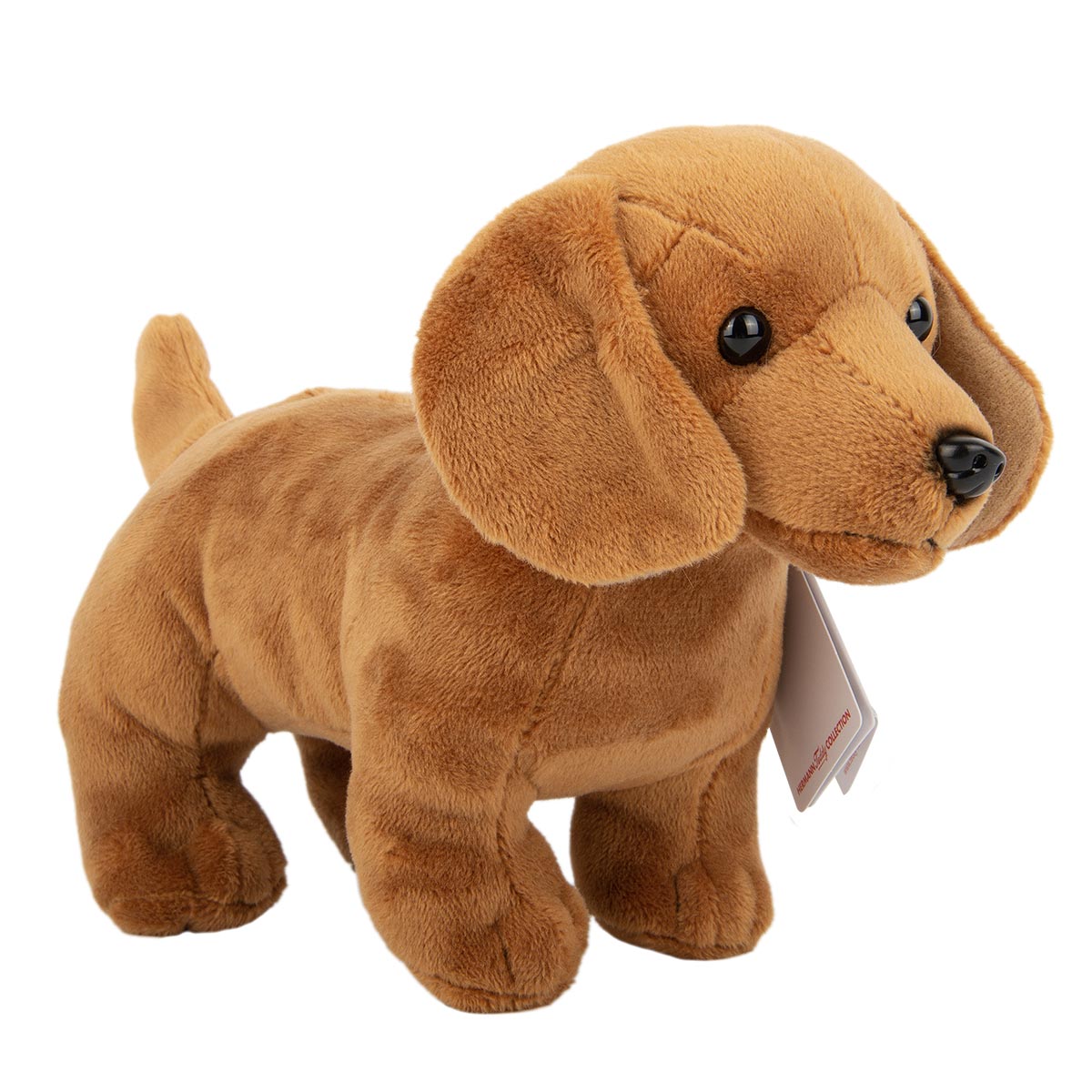 Teddy-Hermann Kuscheltier Dackel stehend hellbraun