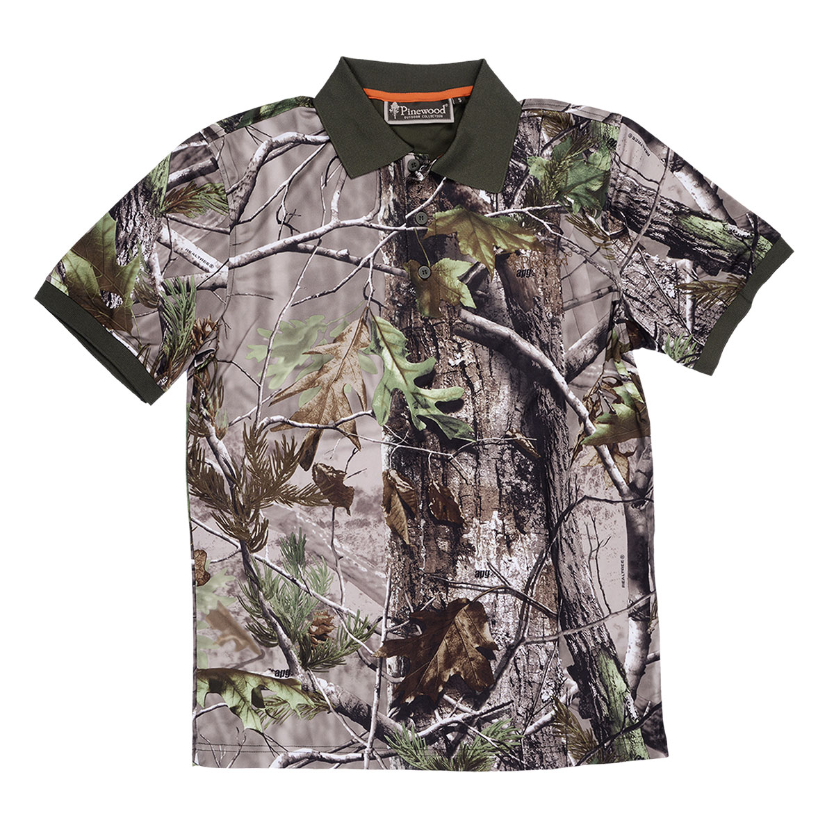 Pinewood Poloshirt Ramsey Coolmax Realtree APG