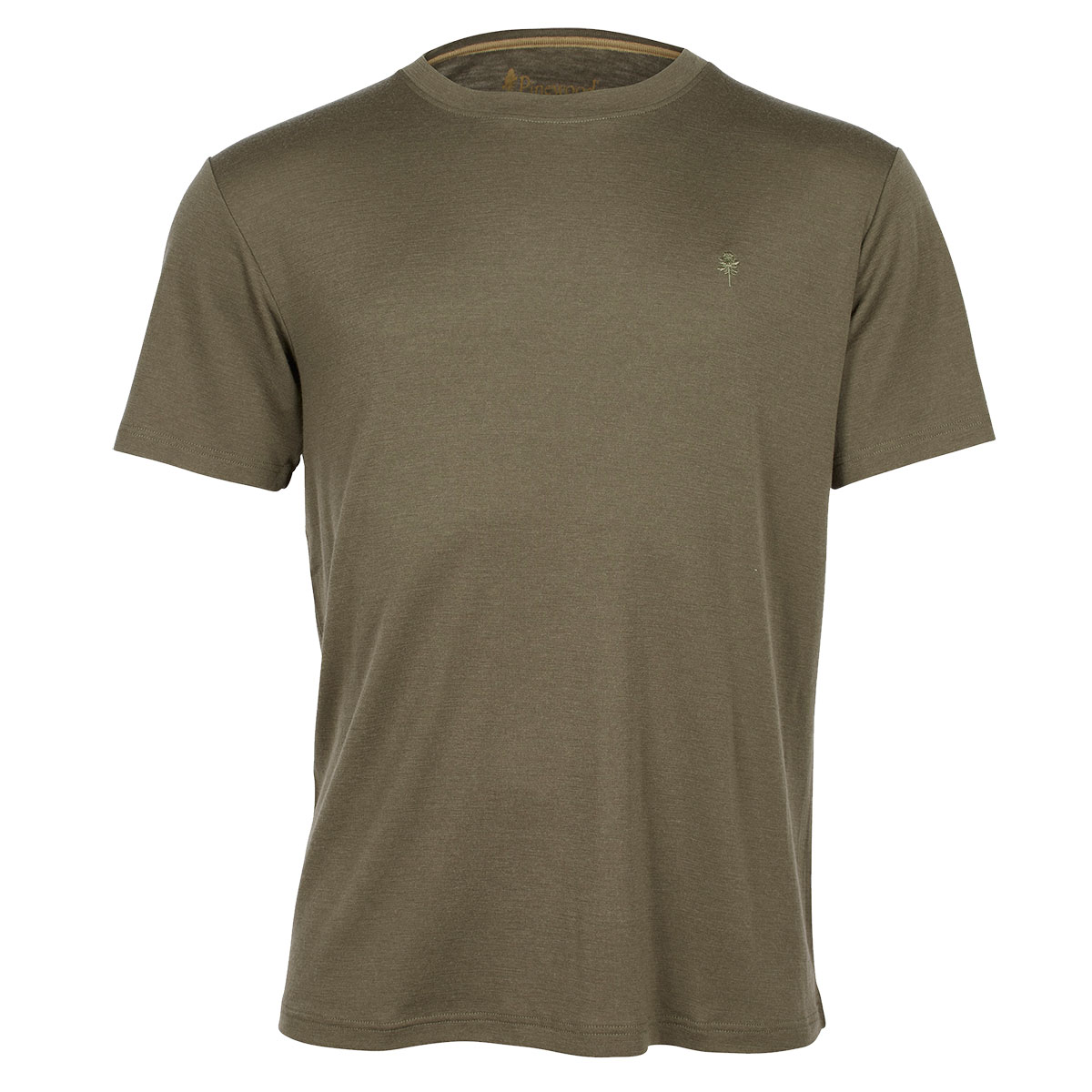 Pinewood Herren Merino T-Shirt Grün