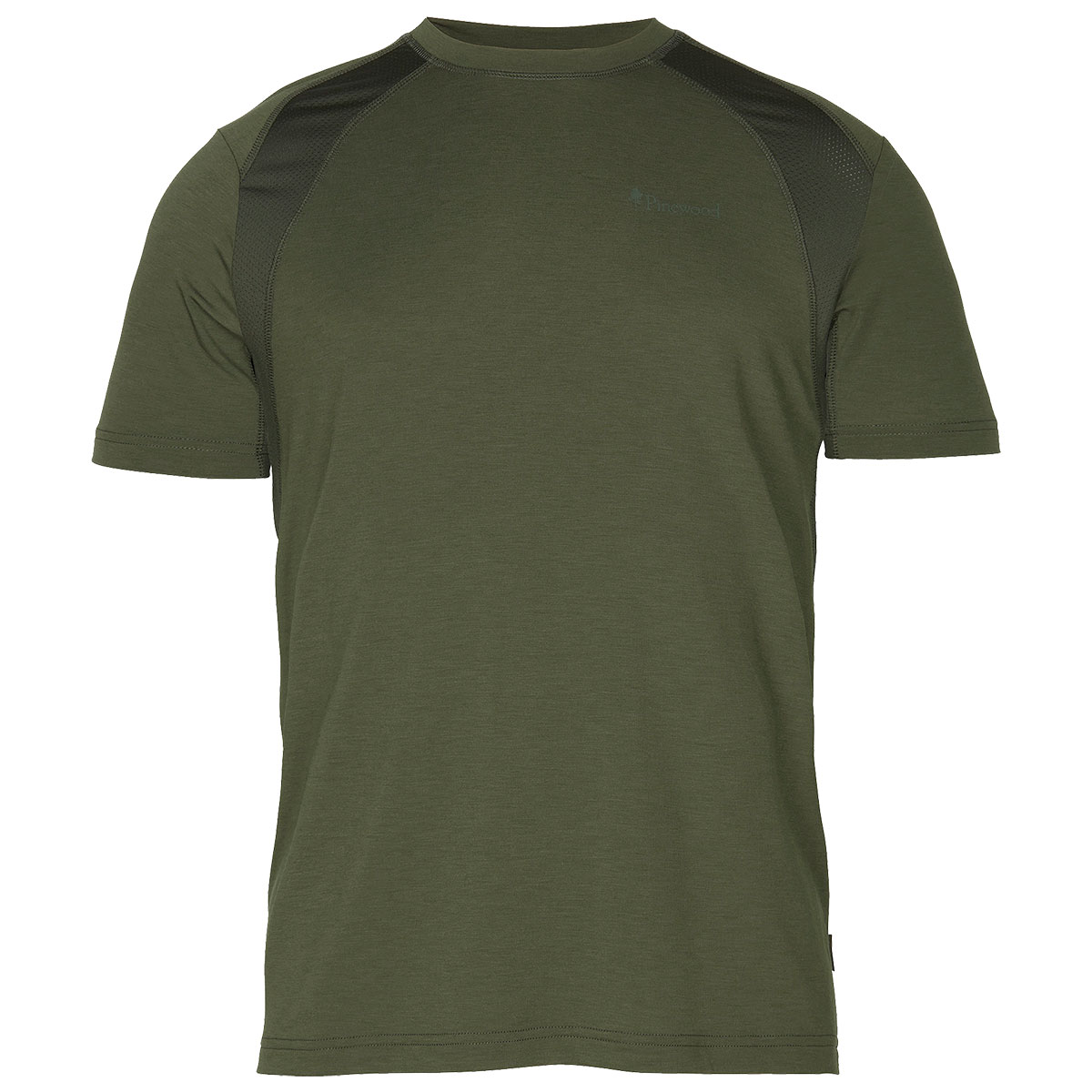 Pinewood Herren T-Shirt Finnveden Airvent Function Moosgrün