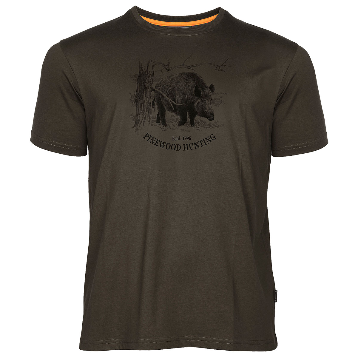 Pinewood Wild Boar T-Shirt Suede Brown