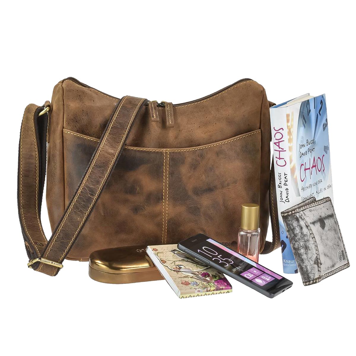 Greenburry Umhängetasche Vintage Hobobag