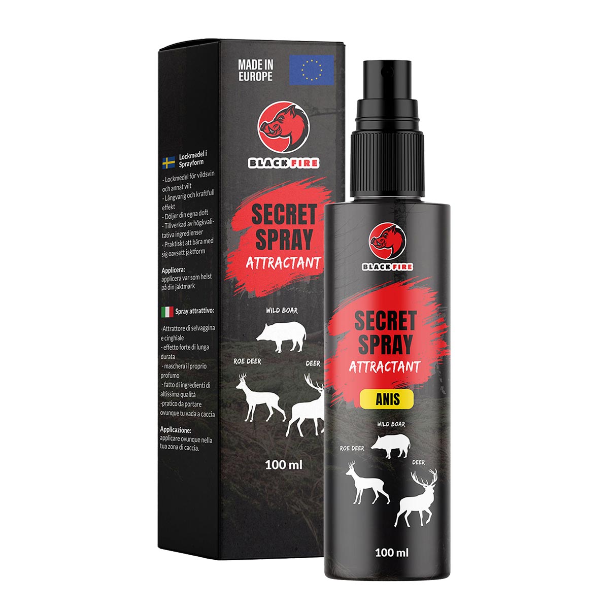 Black Fire Secret Spray Anis