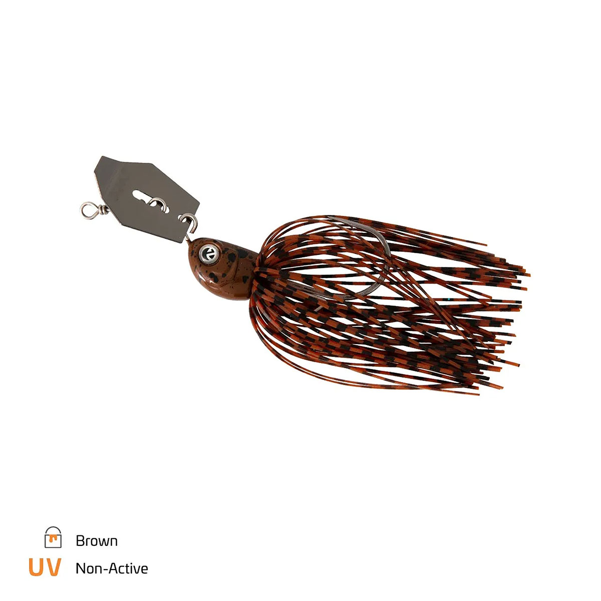 ZECK Kunstköder Bladed Jig Brown - #1/0, 3,5 Gr