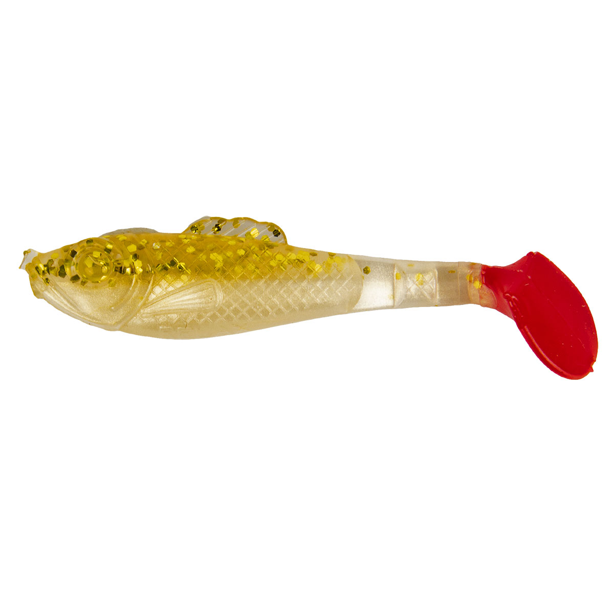 Relax Gummifisch Super Shad 3 Goldfinger