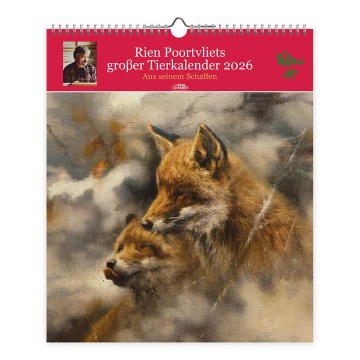 Rien Poortvliets großer Tierkalender 2026