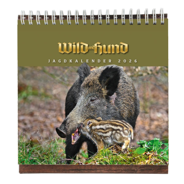 WILD UND HUND Edition: Jagdkalender Tischvariante 2026