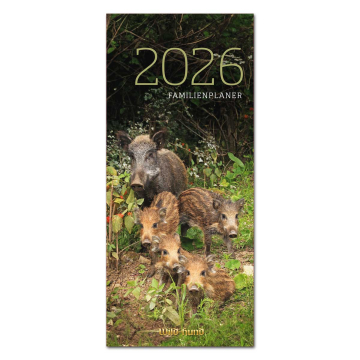 WILD UND HUND Edition: Familienplaner Kalender 2026