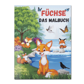 Füchse: Das Malbuch