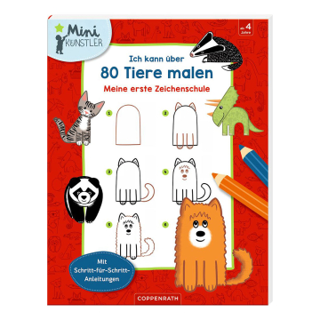 Ich kann über 80 Tiere malen