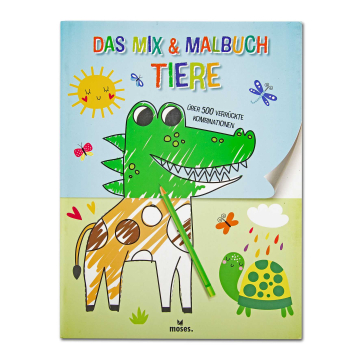 Das Mix & Malbuch Tiere