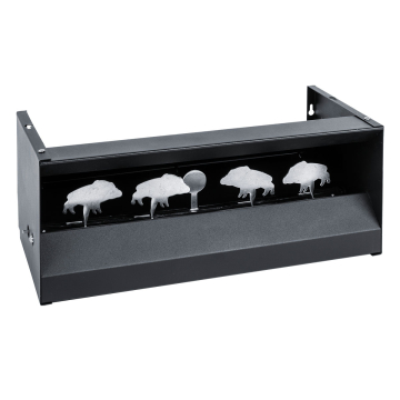 AKAH Silhouettenkasten mit 5 Zielen (Schweine)
