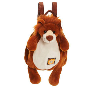 Rucksack Löwe aus Plüsch