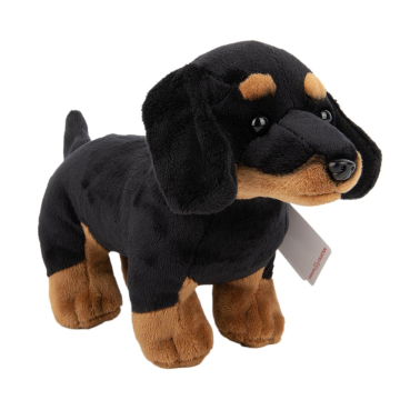 Teddy-Hermann Kuscheltier Dackel stehend schwarz