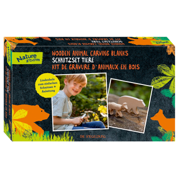 Nature Zoom: Schnitzset Tiere