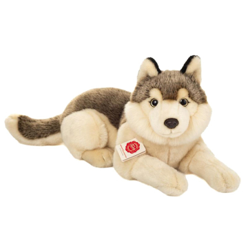 Teddy Hermann Kuscheltier Wolf liegend 40 cm