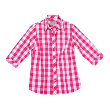Wild & Wald Damenbluse Hirschbach Pink 3/4 Arm