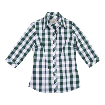 Wild & Wald Damenbluse Hirschbach Grün 3/4 Arm