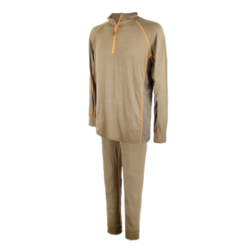 Pinewood Unterwäsche-Set Herren Bamboo Olive/Orange