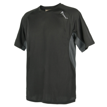 Pinewood T-Shirt Activ Schwarz/Grau