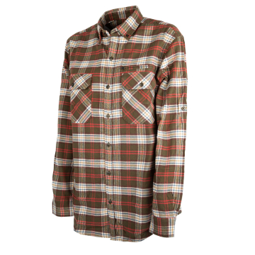 Shooterking Damen-Bluse Woodland Grün Kariert