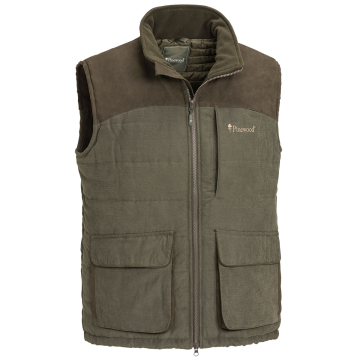 Pinewood Herren-Weste Abisko Suede-Braun