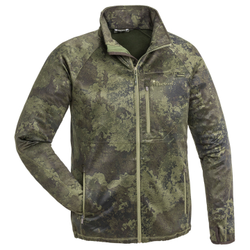 Pinewood Herren-Sweater Frazer Camo Jagdoliv-Strata