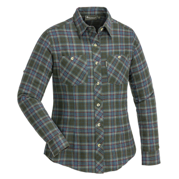 Pinewood Damenbluse Felicia Grün/Blau