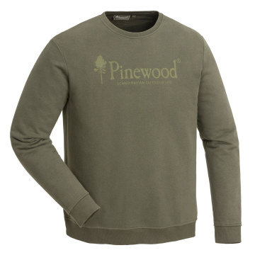 Pinewood Herren Sweater Sunnaryd Grün