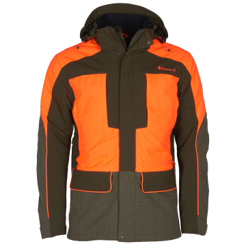 Pinewood Herren-Jagdjacke Thorn Resistant Moosgrün/Orange