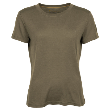 Pinewood Damen Merino T-Shirt Grün
