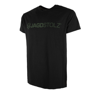 Jagdstolz T-Shirt Black Logo Green