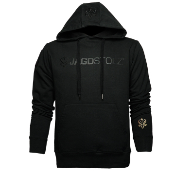 Jagdstolz Hoodie Schwarz Logo Black