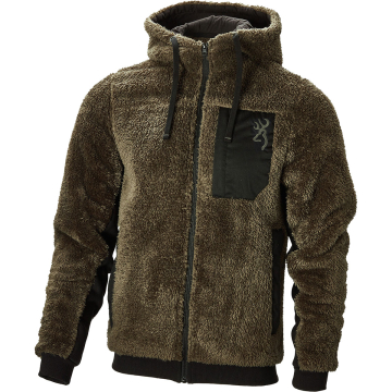 Browning Warme Sherpa-Sweatjacke Grün