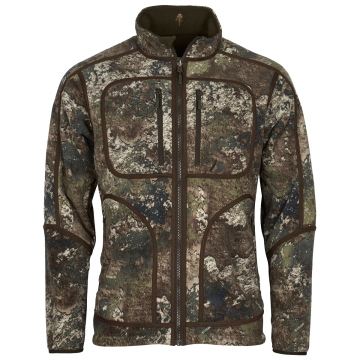 Pinewood Furudal Reversible Camou Fleecejacke Jagdbraun/Strata