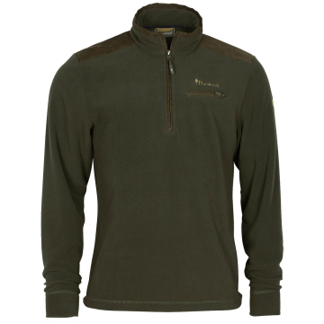Pinewood Smaland Hunter Half Zip Fleece Sweater Jagdbraun