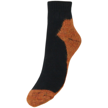 HH Bio Socke Kurz Orange/Schwarz