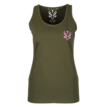 Jagdstolz Tank Top Damen Logo Pink