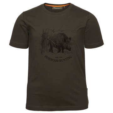 Pinewood Wild Boar Kinder T-Shirt Suede Brown