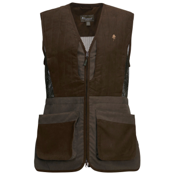 Pinewood Damen-Schießweste Suede-Braun