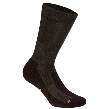 Pinewood Trekking Merino-Socken Grün/Braun