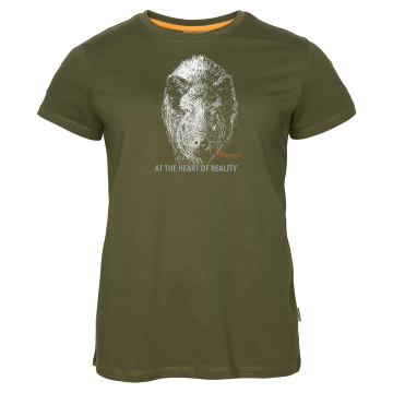 Pinewood Wildboar Damen T-Shirt Jagdoliv