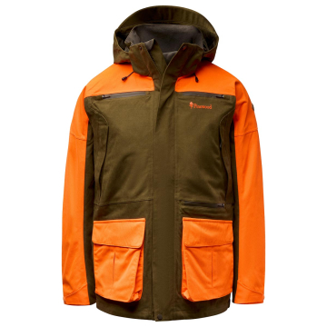 Pinewood Furudal Expert 2L Herren-Jacke Olivgrün/Orange