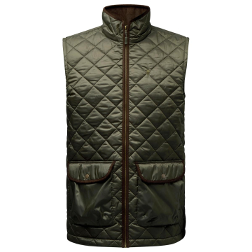 Pinewood Nydala Classic Herren Weste Moosgrün