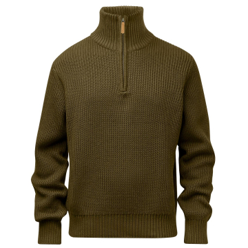 Pinewood Philip Knitted Herren Sweater Olivgrün