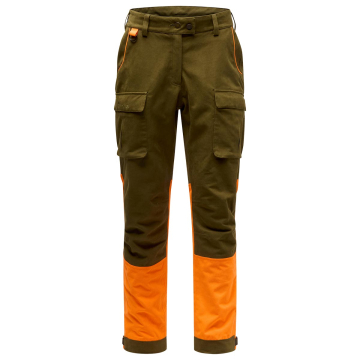 Pinewood Furudal Expert 2L Damen-Jagdhose Olivgrün/Orange