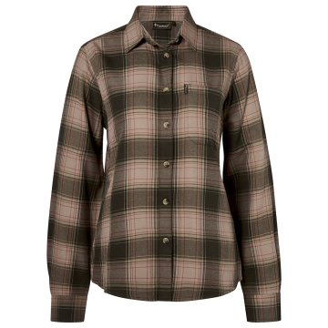 Pinewood Finnveden Forest Flannel Damen-Bluse Olivgrün/Dunkelgrün