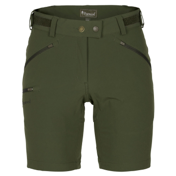 Pinewood Abisko Light Stretch Shorts Damen Moosgrün