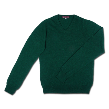 KEYLER Kaschmir Pullover "Rotfuchs" Dunkelgrün