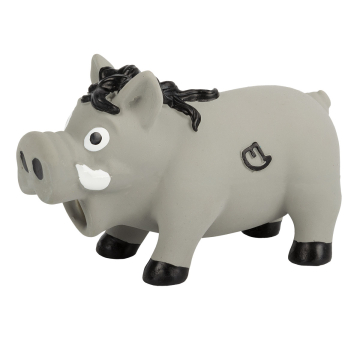 Farm-Land Wildschwein Latex 15 cm Grau